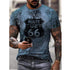 Men's Trendy Breathable Pullover Top Round Neck Short Sleeve